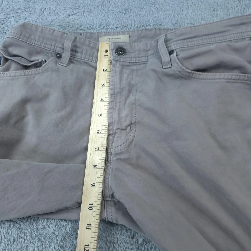 AG Adriano Goldschmied Everett Jeans Mens 32x31 Gray Straight Stretch Tag 33x32